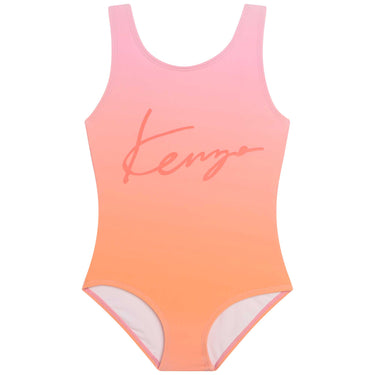 Traje de baño completo KENZO melocotón para niñas y adolescentes